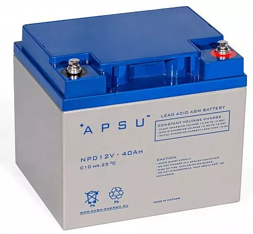 Купить Аккумуляторная батарея APSU NPD 12-33 в Москве от производителя